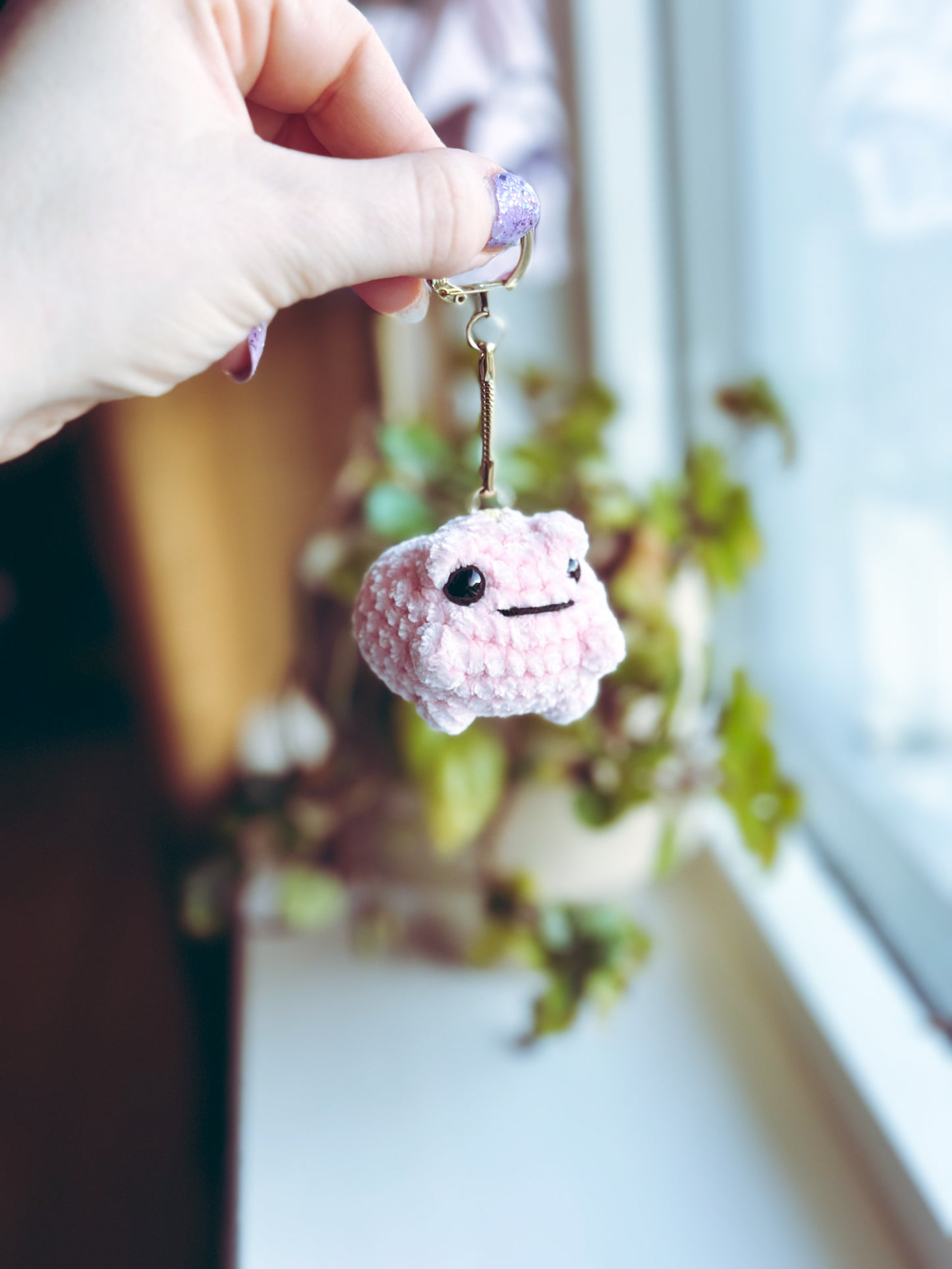 Ribbit Royalty: The Velvet Booty Frog Bag Charm