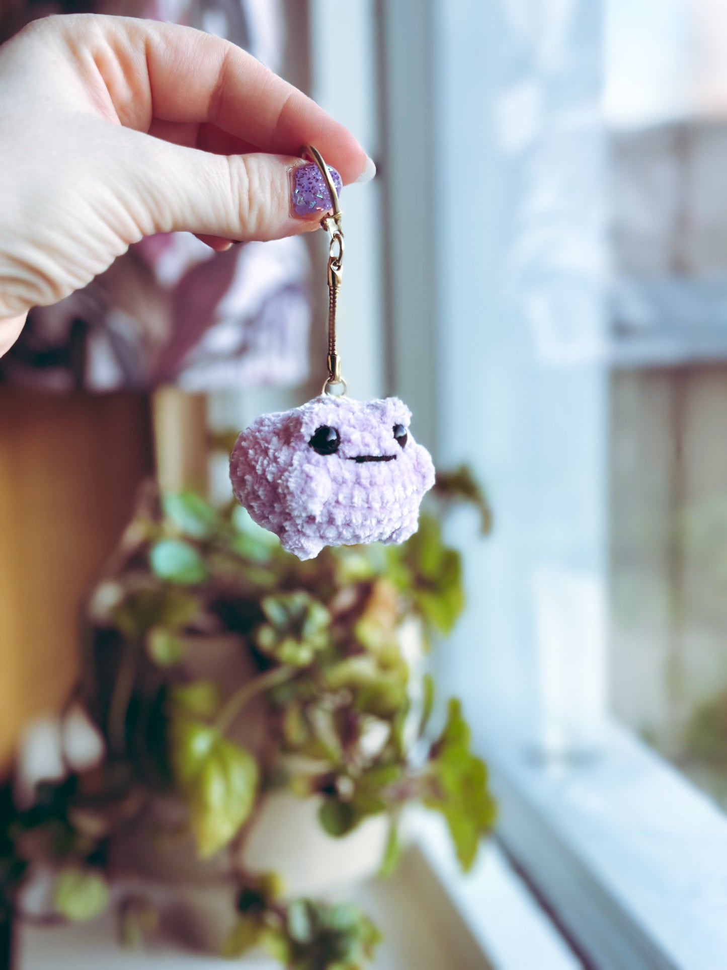 Ribbit Royalty: The Velvet Booty Frog Bag Charm