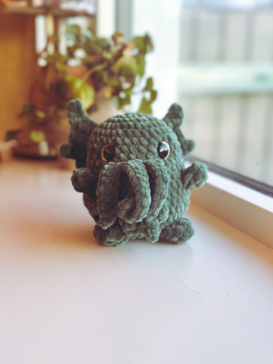 Baby Cthulhu Crochet Pattern 🐙