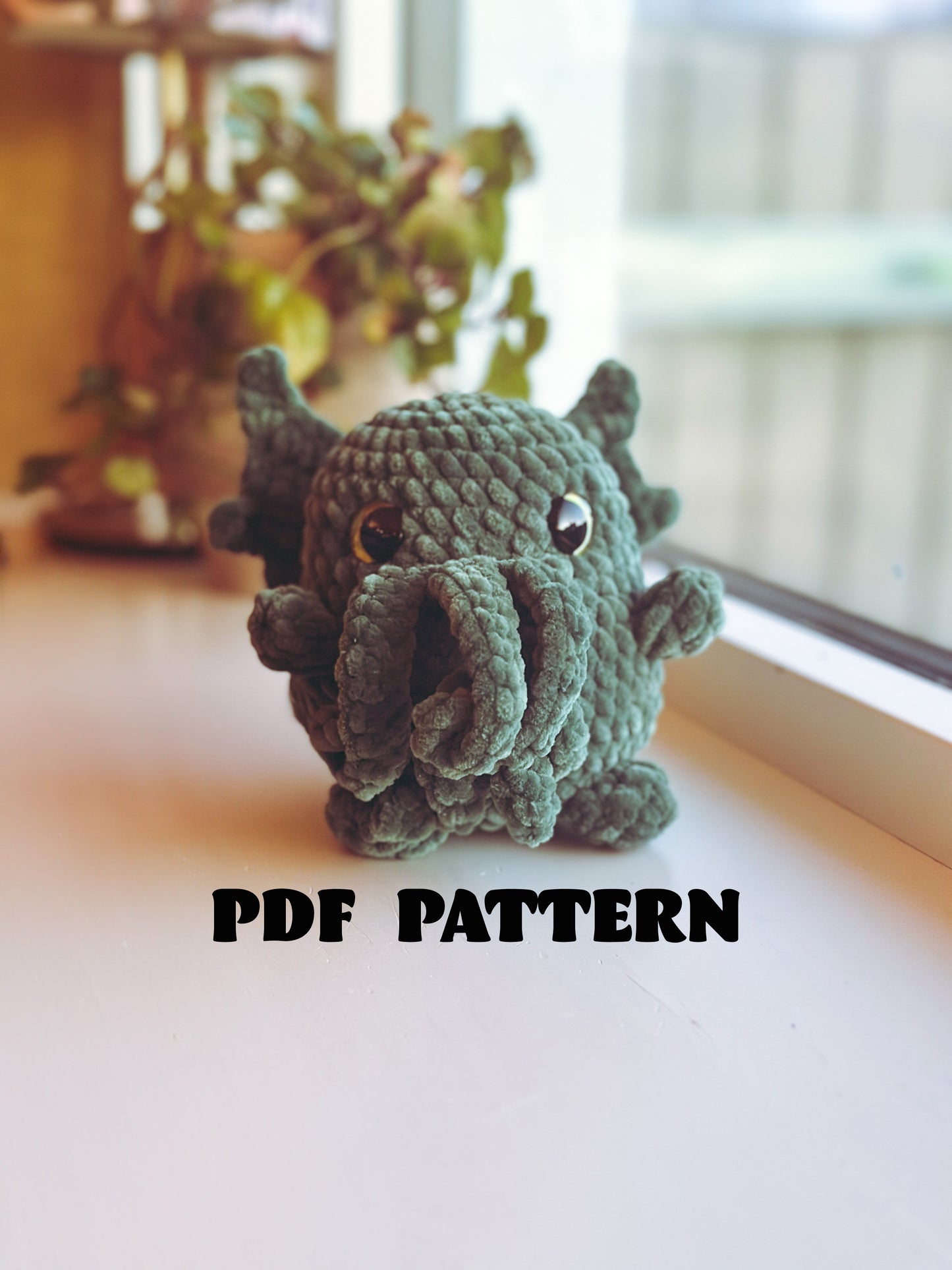 Baby Cthulhu Crochet Pattern 🐙