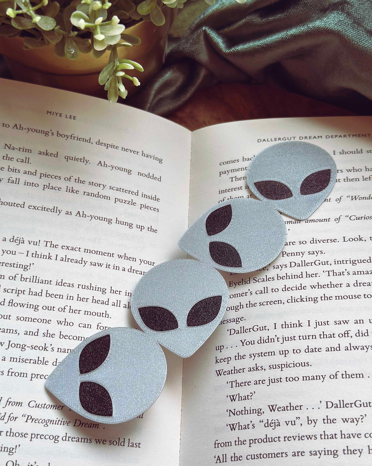 Stacked Aliens Bookmark