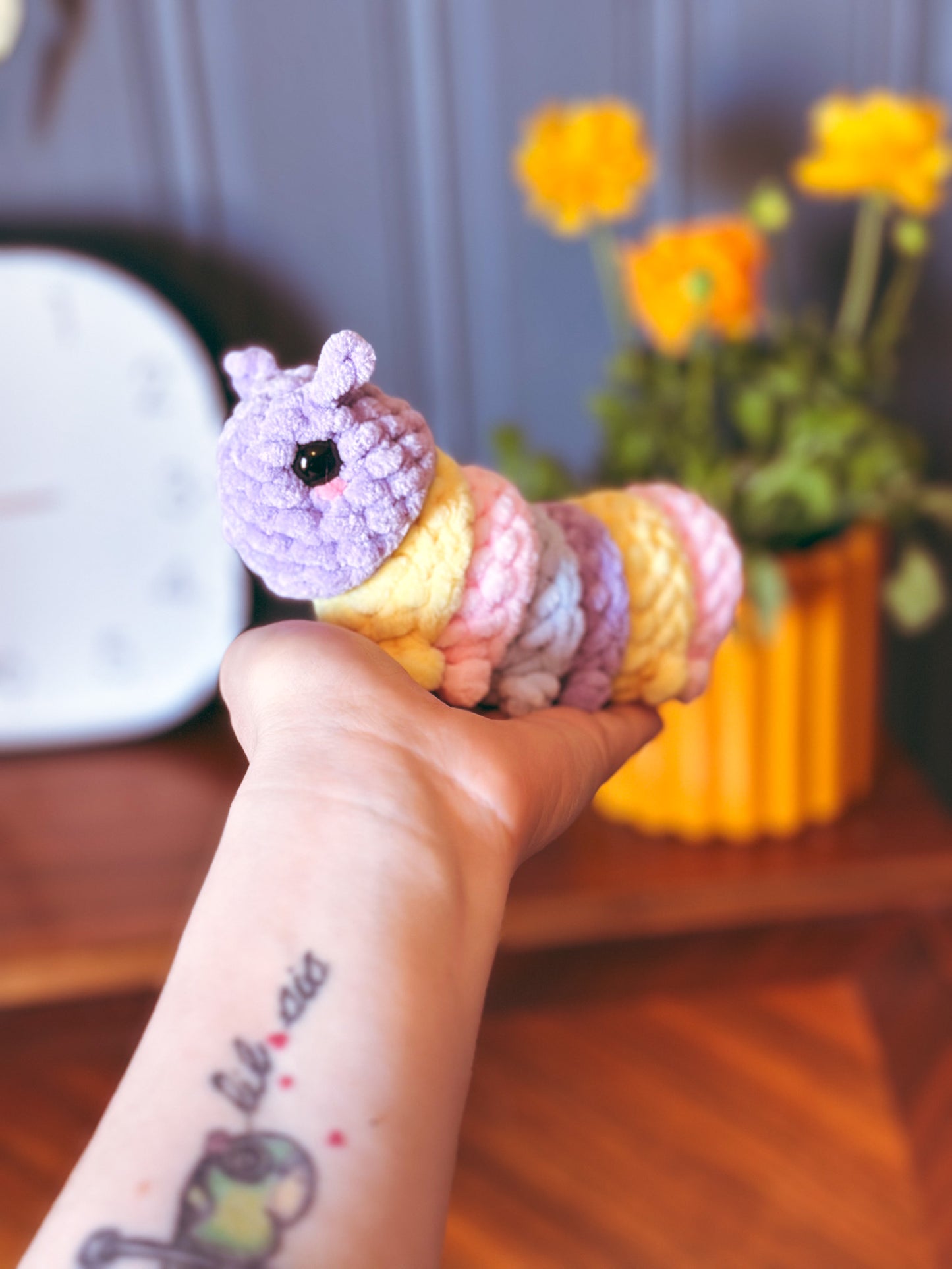 Sir Wiggleton the Emotional Support Caterpillar 🐛