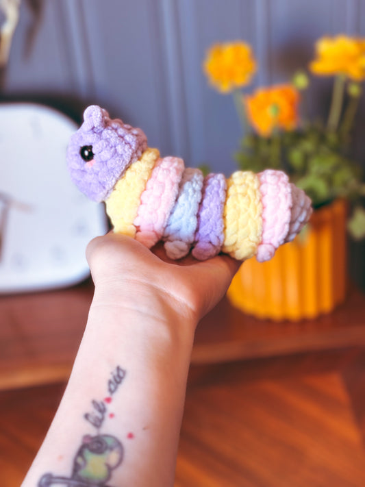 Sir Wiggleton the Emotional Support Caterpillar 🐛