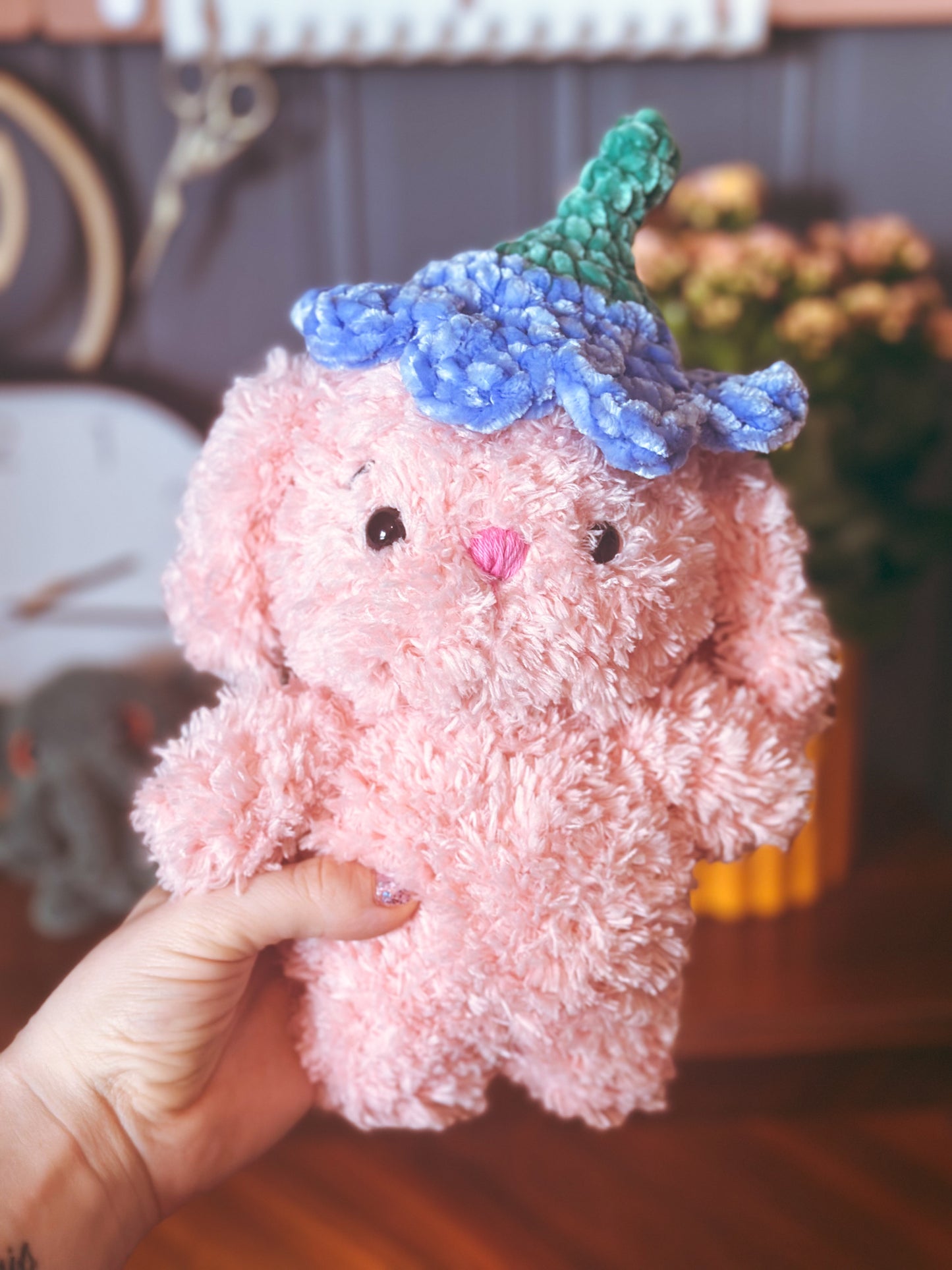 🌸 Petal Snugglefluff — The Blooming Bunny Plushie 🌸