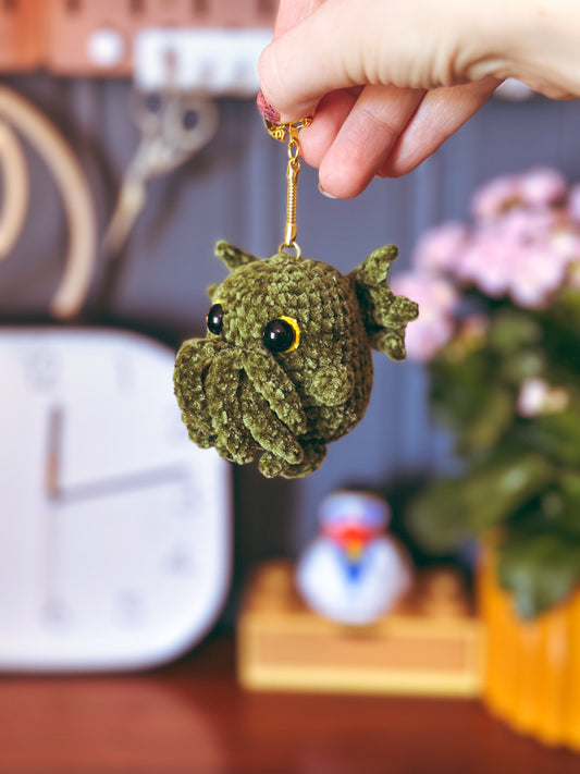 Baby Cthulhu Bag Charm โ Summon Cuteness, Not Madness ๐โจ