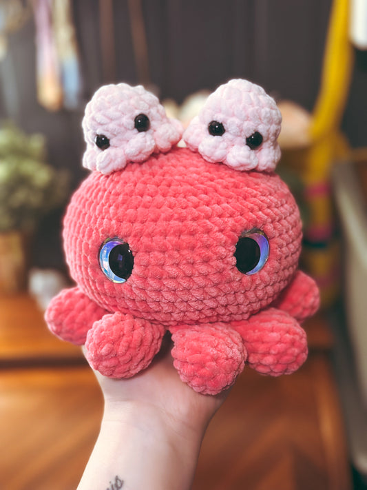 🐙 Mama Octopus Plushie (With Baby Octopi!) 🐙