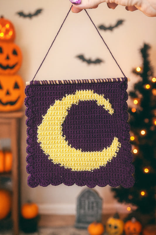 The Mini Magical Moon Tapestry Crochet Pattern