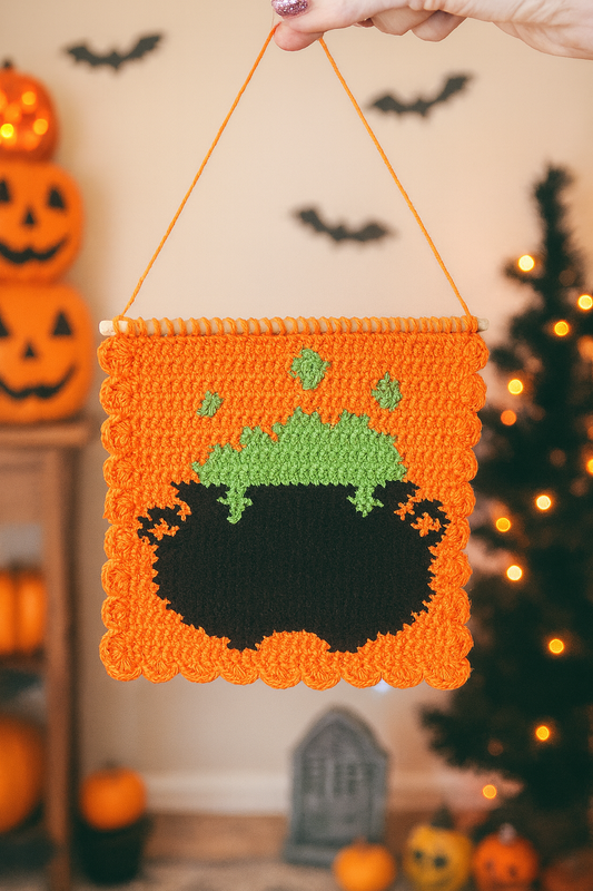 The Mini Cauldron Tapestry Crochet Pattern