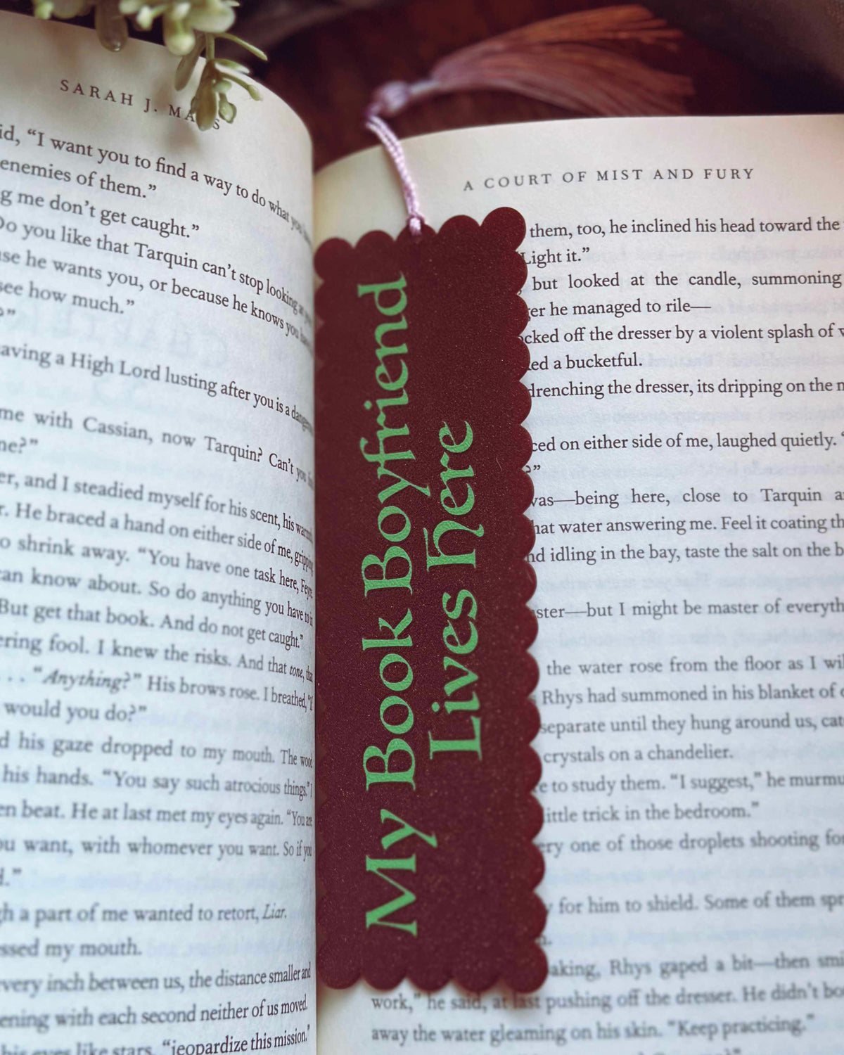 My Book Boyfriend Lives Here - Bookmark