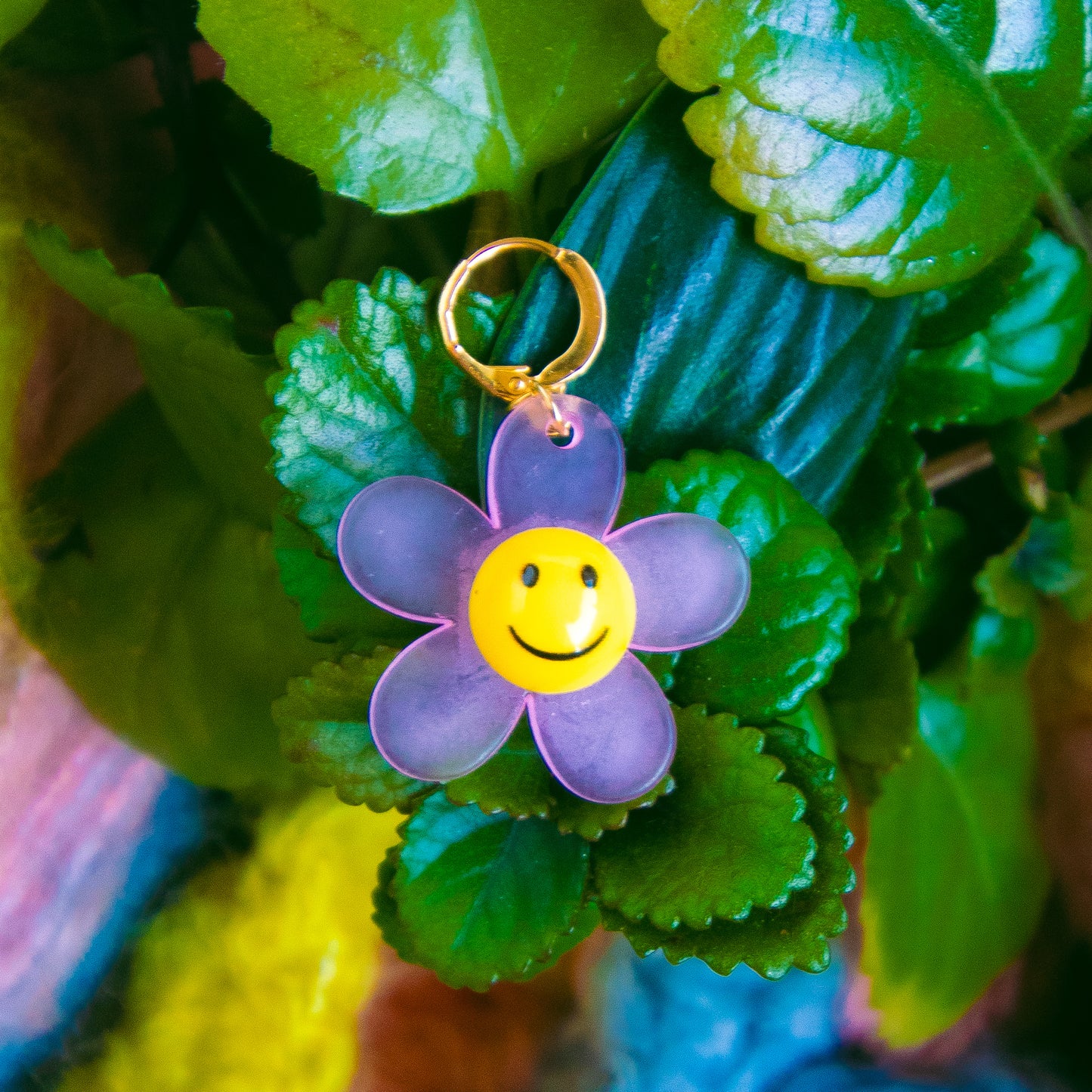 Sunny Smiles Flower Stitch Marker 🌸