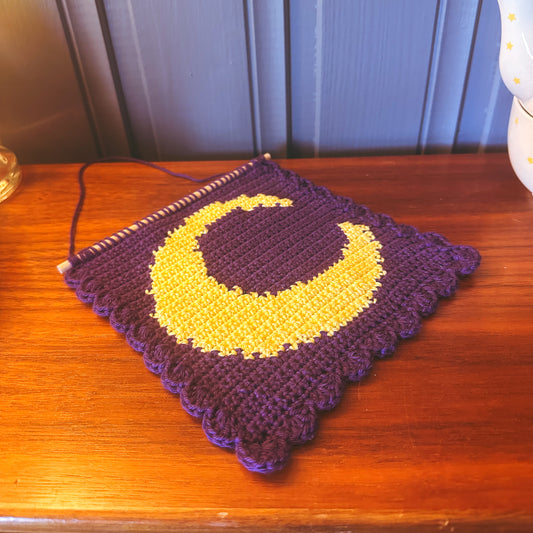 The Mini Magical Moon Tapestry Crochet Pattern