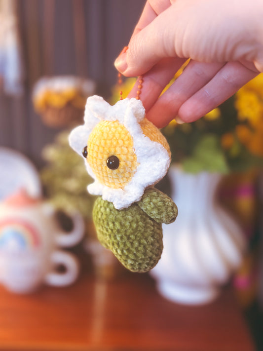 Flower Guy Bag Charm