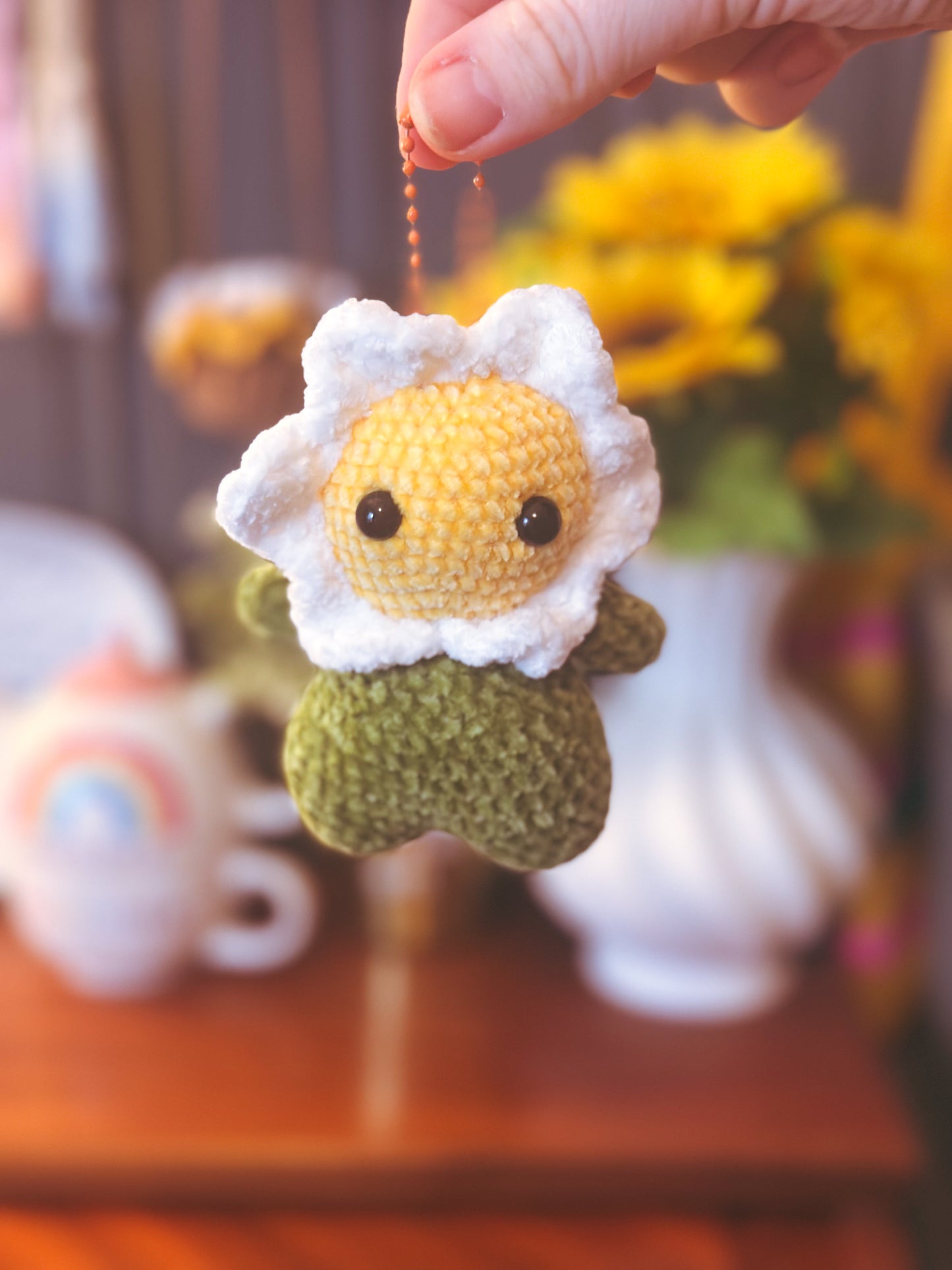 Flower Guy Bag Charm