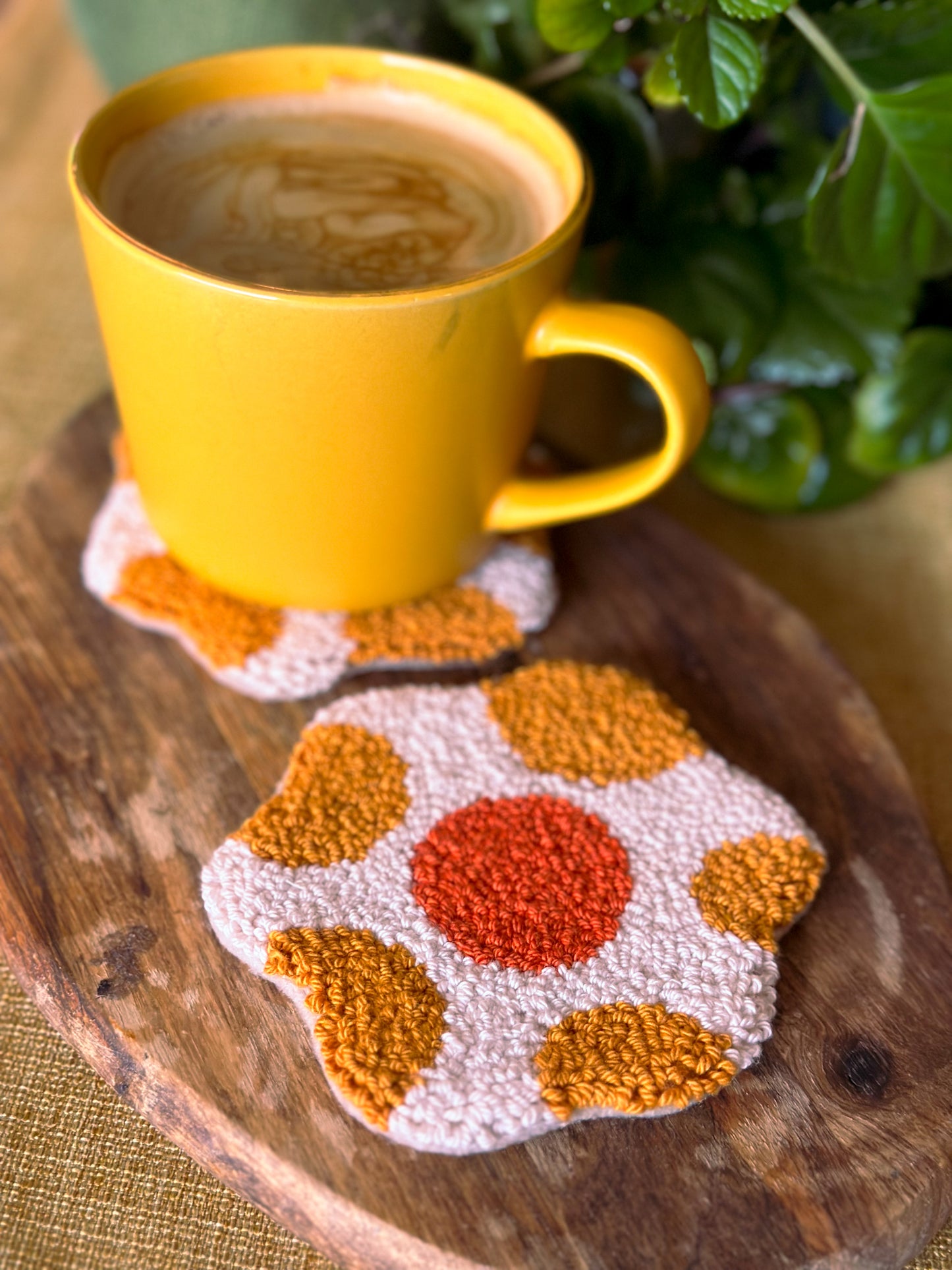 The Dots Mug Rug - Set of 2