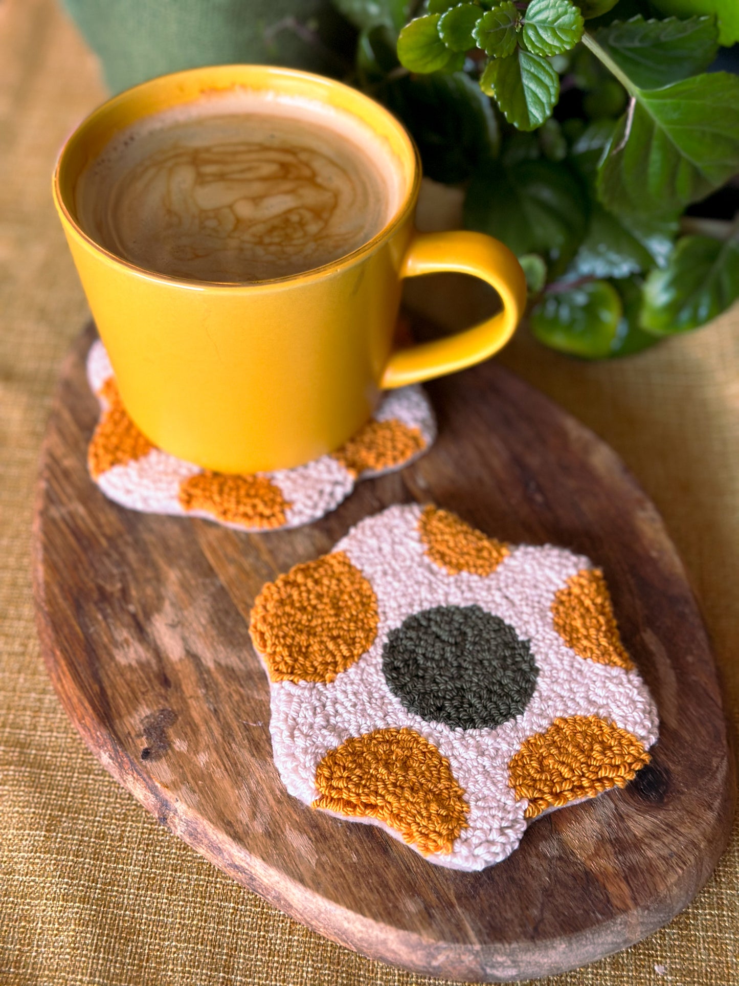 The Dots Mug Rug - Set of 2