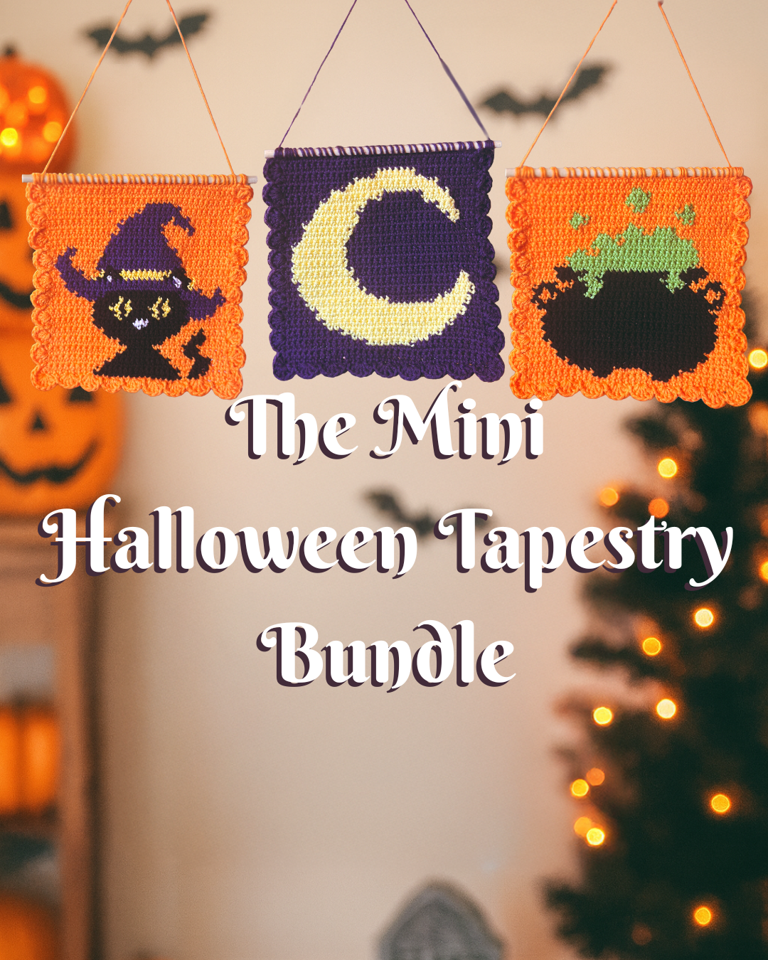 The Mini Halloween Tapestry Crochet Pattern Bundle