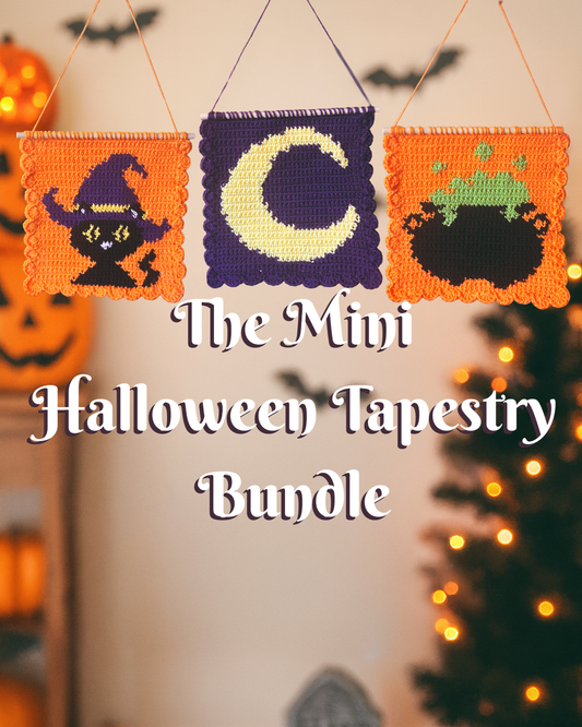 The Mini Halloween Tapestry Crochet Pattern Bundle